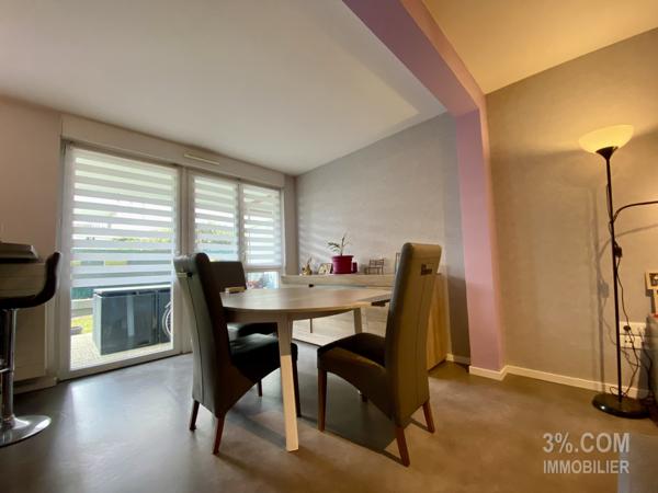 3%.COM - À LINGOLSHEIM - Appartement de 3 pièces de 63,58m² hab, 1 jardin, 1 terrasse, 1 place de parking Lingolsheim (67380)