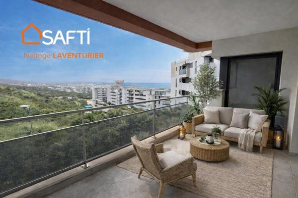 T1 récent vue mer, terrasse, parking – Ajaccio