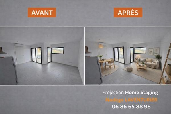 T1 récent vue mer, terrasse, parking – Ajaccio