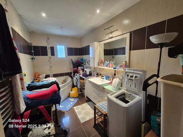 Maison plain pied 118m² 3 chbres avec gge/terrain