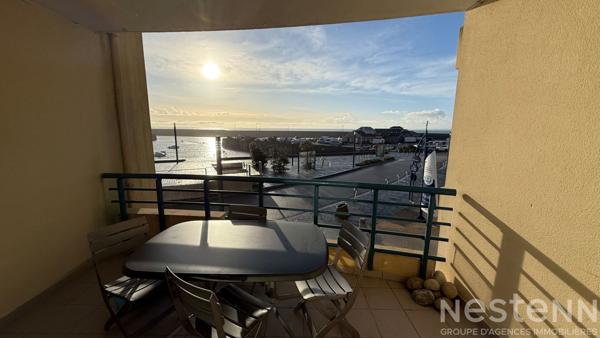 QUIBERON - Vente appartement vue mer de 58m² avec 2 chambres, cave et garage