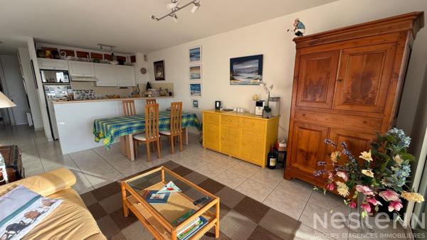 QUIBERON - Vente appartement vue mer de 58m² avec 2 chambres, cave et garage