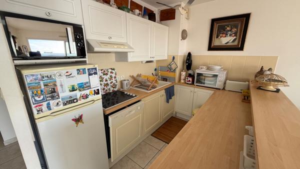 QUIBERON - Vente appartement vue mer de 58m² avec 2 chambres, cave et garage