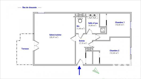Appartement à vendre 3 pièces 63 m² Aucamville