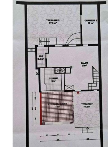 Versailles Porchefontaine-107 m2 carrez 135 au sol