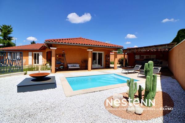 Saint Priest Manissieux Maison 4 pièces 107 m2 piscine terrain 681m2