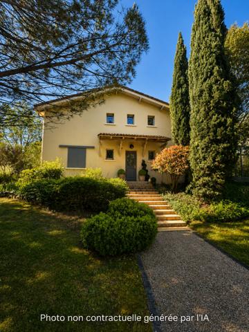 Maison T6 avec sous sol complet, piscine et parc arboré - à 20 min de Toulouse centre