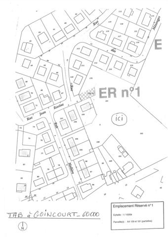 A GOINCOURT, MAGNIFIQUE TERRAIN A BÂTIR DE 3000 M² AVEC VUE IMPRENABLE SUR UNE VALLEE AUX PORTES DE BEAUVAIS Beauvais (60000)