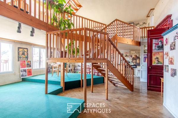 L’insoupçonnable appartement triplex à réinterpréter