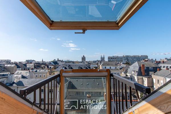 L’insoupçonnable appartement triplex à réinterpréter