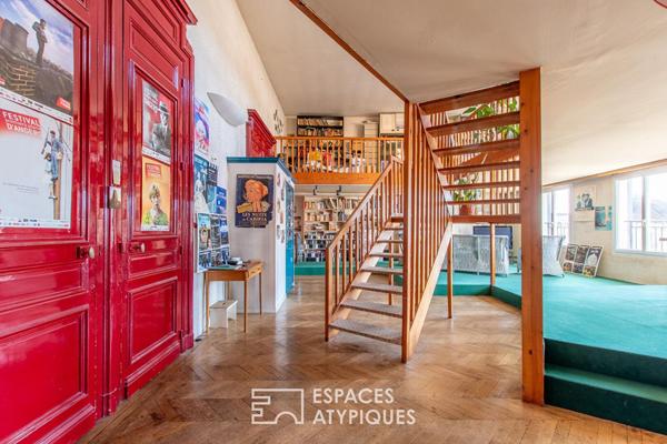 L’insoupçonnable appartement triplex à réinterpréter