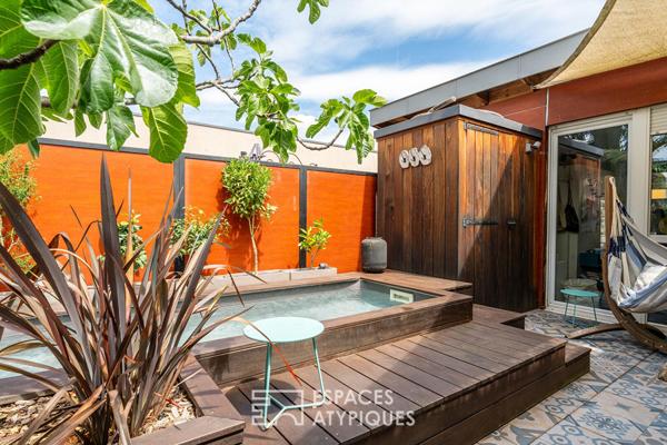 Duplex « Esprit Maison » avec terrasses et bassin privatif à 3 min du métro