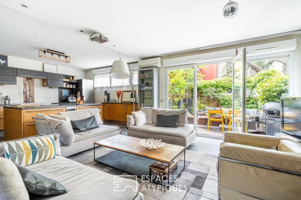 Duplex « Esprit Maison » avec terrasses et bassin privatif à 3 min du métro