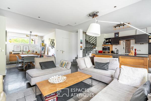Duplex « Esprit Maison » avec terrasses et bassin privatif à 3 min du métro