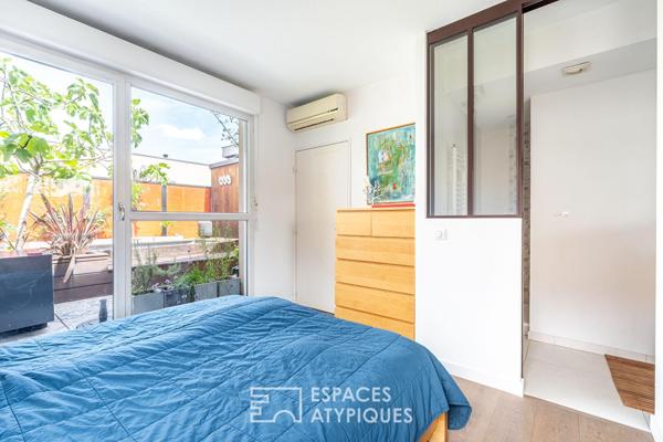 Duplex « Esprit Maison » avec terrasses et bassin privatif à 3 min du métro