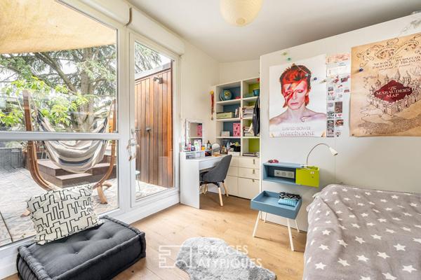 Duplex « Esprit Maison » avec terrasses et bassin privatif à 3 min du métro