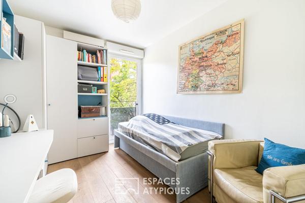 Duplex « Esprit Maison » avec terrasses et bassin privatif à 3 min du métro