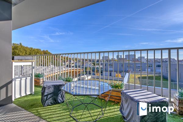 Lumineux 3 pièces 2 chambres avec terrasse de 14m2