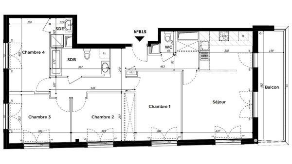 Appartement à vendre 5 pièces 96 m² Fontenay-aux-Roses