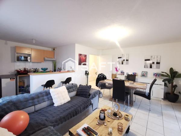 Appartement 65 m2 avec terrasse et parking privé