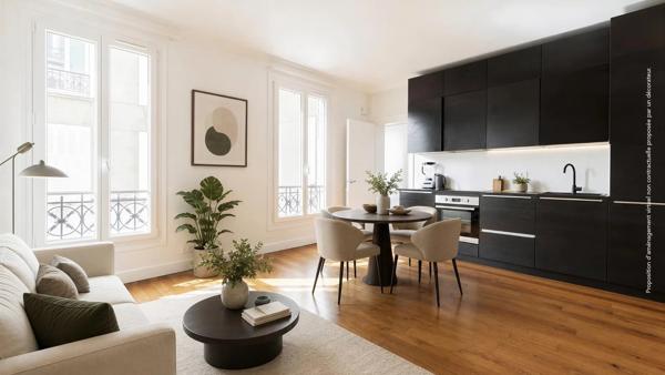 Appartement Paris 18 e - LAMARCK-CAULAINCOURT