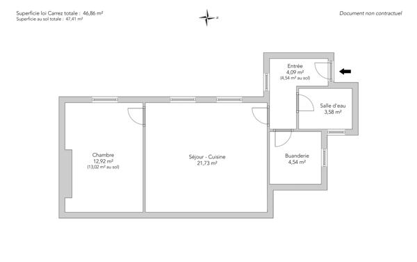 Appartement Paris 18 e - LAMARCK-CAULAINCOURT