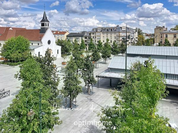 LA GARENNE-COLOMBES – PLACE DE LA LIBERTÉ – 3 PIÈCES D’ANGLE – DERNIER ÉTAGE