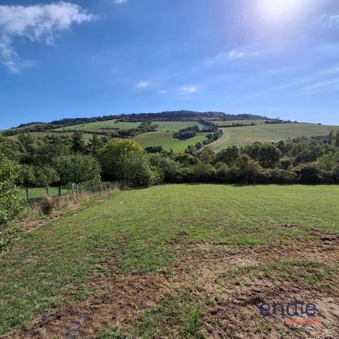 Terrain viabilisé de 1240m² avec vue dégagée