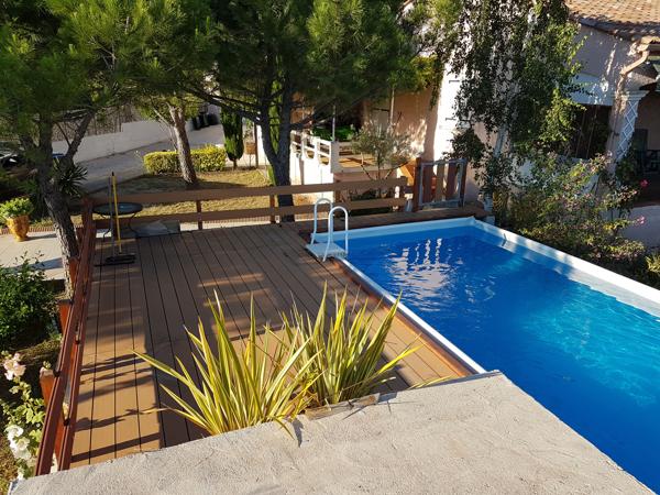 Maison avec jardin paysagé, terrasses et piscine – Alès (30100)