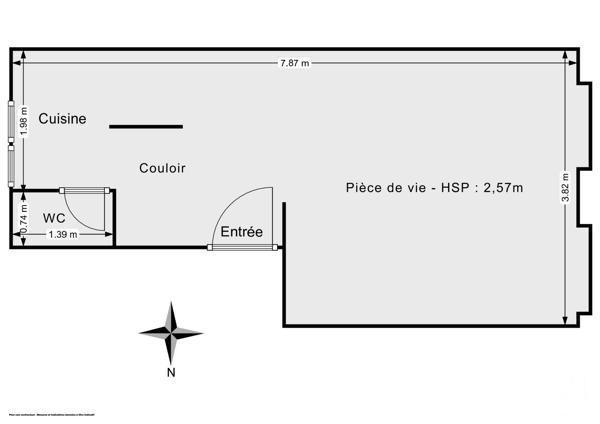 Appartement Studio à vendre  1 pièce - 26,37 m 2   PARIS  - 75012