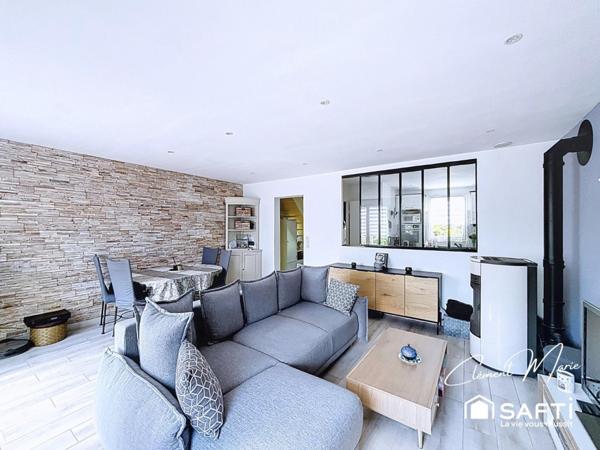 Maison Familiale individuelle de 95 m2 avec terrain de 407 m2 et garage