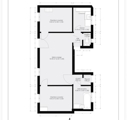 Appartement
         3 pièces
        - 51 m² 180 000 € *