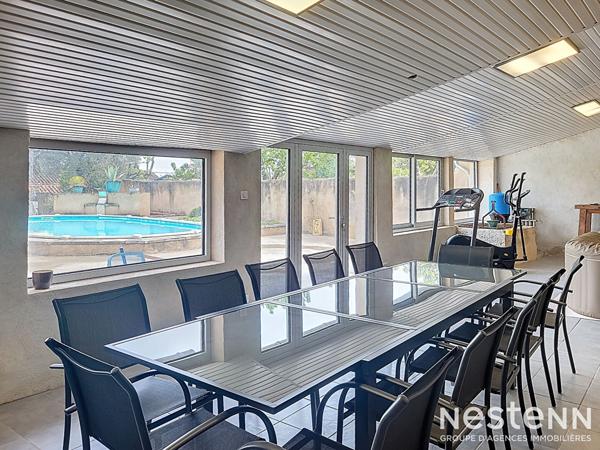 A Vendre 2 Maisons en pierre de caractère avec jardin et piscine au centre de Lectoure.