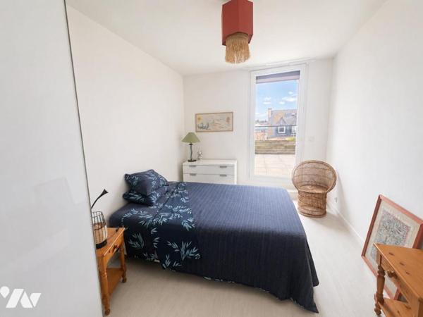SAINT MALO - Rocabey - Appartement T3 au dernier étage dans résidence de standing