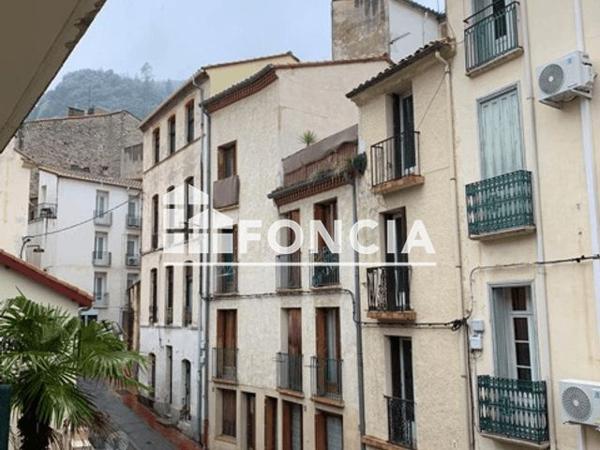 À vendre Studio 23.38 m² - Amélie-les-bains-palalda 66110