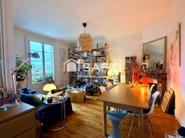 Colombes – Secteur Varsovie – 57 m² rénové avec goût