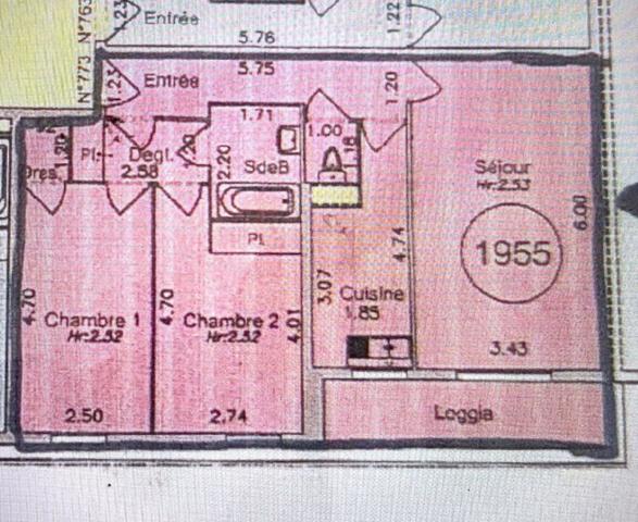 Vente / Appartement T3 à Rueil-Malmaison (92500)