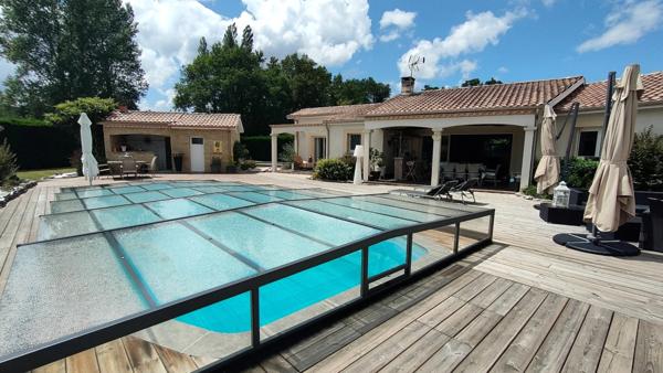 Cestas - Superbe maison familiale de plain-pied avec piscine et aucun vis-à-vis