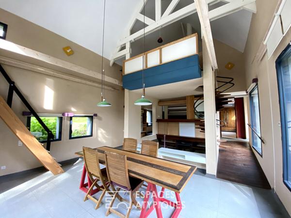 Maison moderne au calme avec suite parentale et jardin paysager