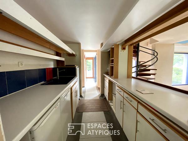 Maison moderne au calme avec suite parentale et jardin paysager