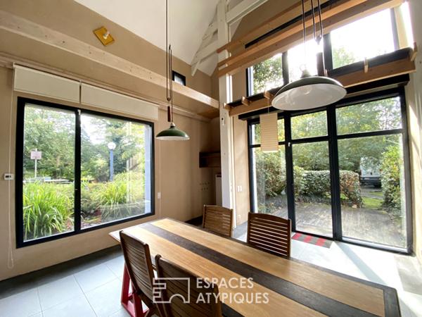 Maison moderne au calme avec suite parentale et jardin paysager