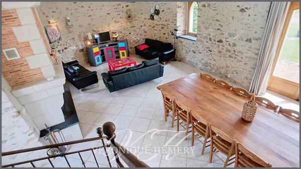 Domaine de 2 habitations distinctes dans un environnement sans nuisance au coeur de l'Anjou