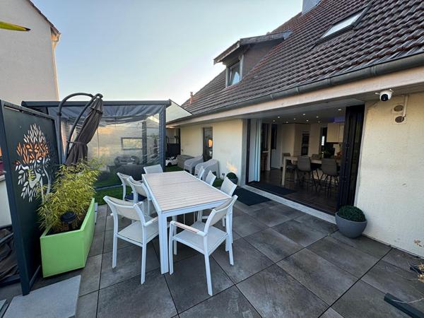 APPARTEMENT  DUPLEX 7 PIECES CHARME AU 1 ER ETAGE  TERRASSE TERRAIN BAVILLIERS