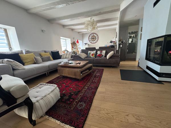 APPARTEMENT  DUPLEX 7 PIECES CHARME AU 1 ER ETAGE  TERRASSE TERRAIN BAVILLIERS