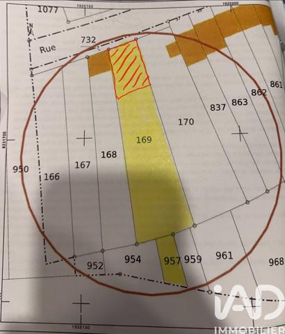 Terrain à vendre 969 m² Rombas