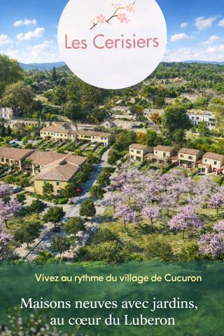 Cucuron, terrains constructibles proches centre village 175 500 €
