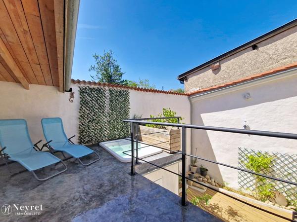 Communay - Maison de ville 151m² - 4 chambres avec espace bureau - Cour privative de 35m²