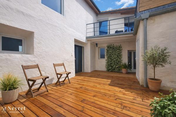 Communay - Maison de ville 151m² - 4 chambres avec espace bureau - Cour privative de 35m²