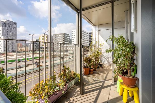 4 pièces BNF terrasse et parking