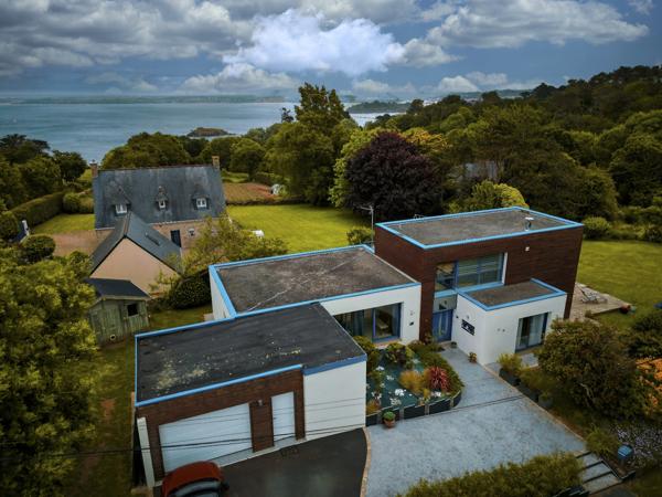 Maison d'architecte vue mer tréboul Douarnenez